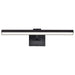 Vanity Nuvo 62-2325 Hazel - 2 Foot LED Picture Light - 3 CCT Selectable - Black Finish - Acrylic Lens Nuvo