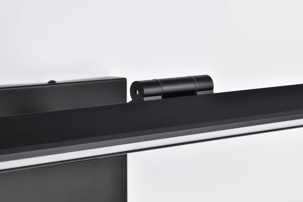 Vanity Nuvo 62-2325 Hazel - 2 Foot LED Picture Light - 3 CCT Selectable - Black Finish - Acrylic Lens Nuvo
