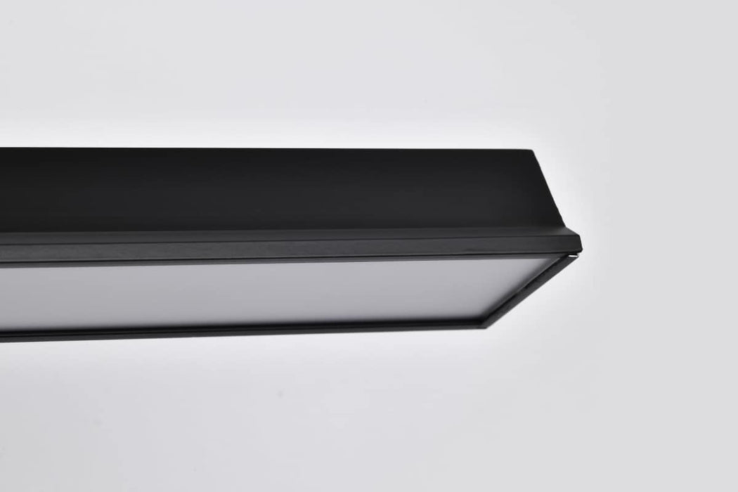 Vanity Nuvo 62-2325 Hazel - 2 Foot LED Picture Light - 3 CCT Selectable - Black Finish - Acrylic Lens Nuvo