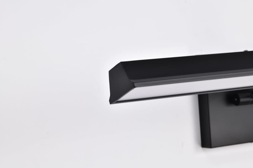 Vanity Nuvo 62-2325 Hazel - 2 Foot LED Picture Light - 3 CCT Selectable - Black Finish - Acrylic Lens Nuvo