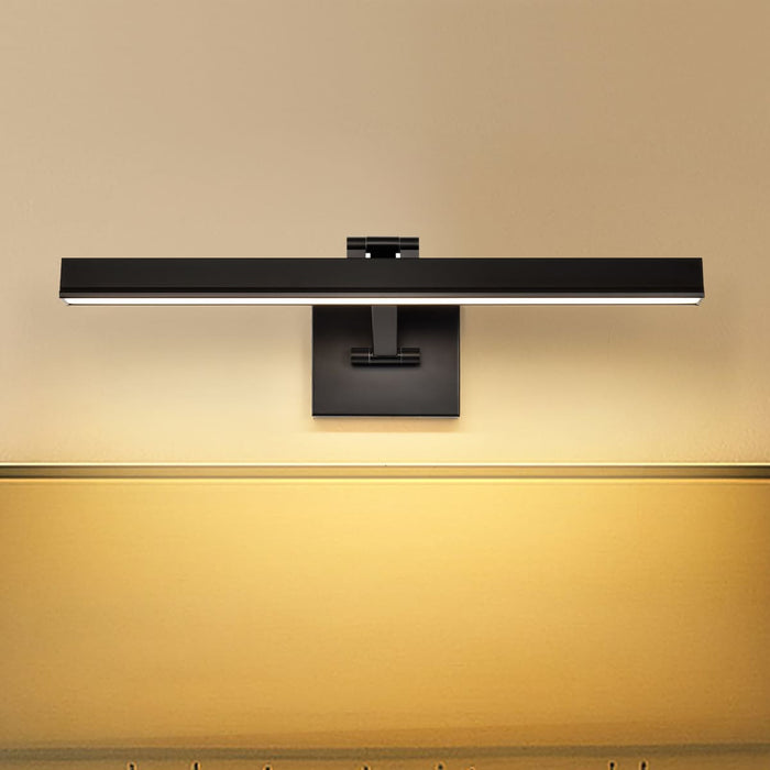 Vanity Nuvo 62-2325 Hazel - 2 Foot LED Picture Light - 3 CCT Selectable - Black Finish - Acrylic Lens Nuvo