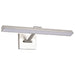 Vanity Nuvo 62-2326 Hazel - 2 Foot LED Picture Light - 3 CCT Selectable - Brushed Nickel Finish - Acrylic Lens Nuvo