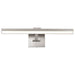 Vanity Nuvo 62-2326 Hazel - 2 Foot LED Picture Light - 3 CCT Selectable - Brushed Nickel Finish - Acrylic Lens Nuvo