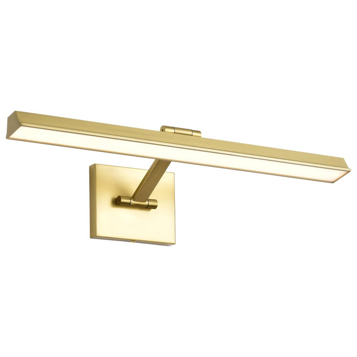 Vanity Nuvo 62-2327 Hazel - 2 Foot LED Picture Light - 3 CCT Selectable - Vintage Brass Finish - Acrylic Lens Nuvo