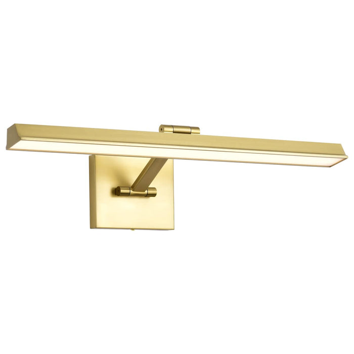Vanity Nuvo 62-2327 Hazel - 2 Foot LED Picture Light - 3 CCT Selectable - Vintage Brass Finish - Acrylic Lens Nuvo