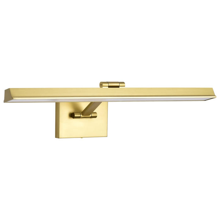 Vanity Nuvo 62-2327 Hazel - 2 Foot LED Picture Light - 3 CCT Selectable - Vintage Brass Finish - Acrylic Lens Nuvo