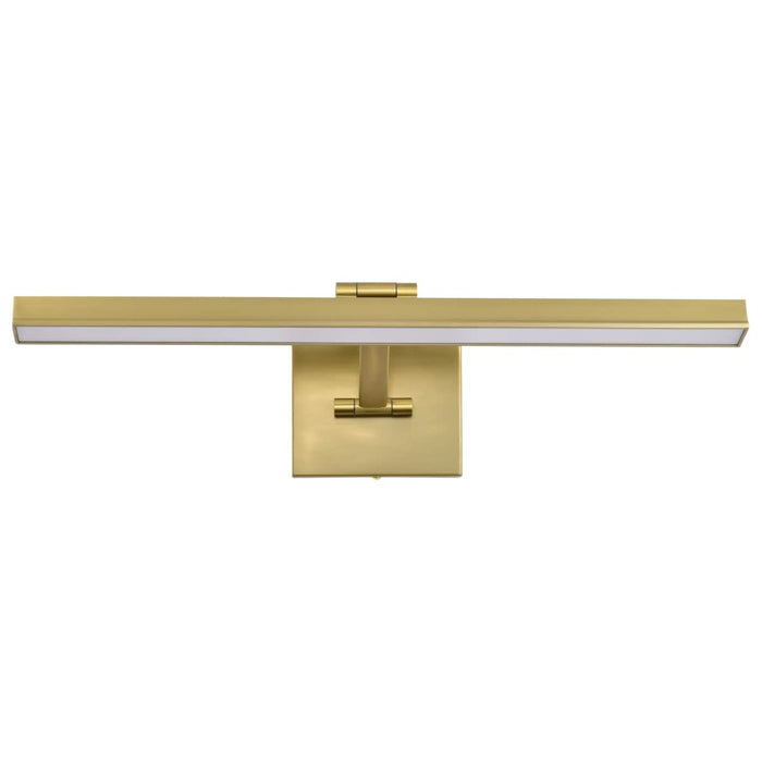 Vanity Nuvo 62-2327 Hazel - 2 Foot LED Picture Light - 3 CCT Selectable - Vintage Brass Finish - Acrylic Lens Nuvo