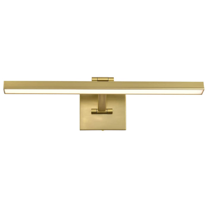 Vanity Nuvo 62-2327 Hazel - 2 Foot LED Picture Light - 3 CCT Selectable - Vintage Brass Finish - Acrylic Lens Nuvo
