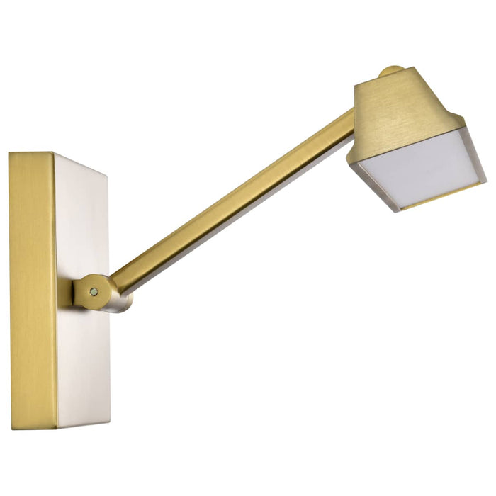 Vanity Nuvo 62-2327 Hazel - 2 Foot LED Picture Light - 3 CCT Selectable - Vintage Brass Finish - Acrylic Lens Nuvo