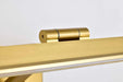 Vanity Nuvo 62-2327 Hazel - 2 Foot LED Picture Light - 3 CCT Selectable - Vintage Brass Finish - Acrylic Lens Nuvo