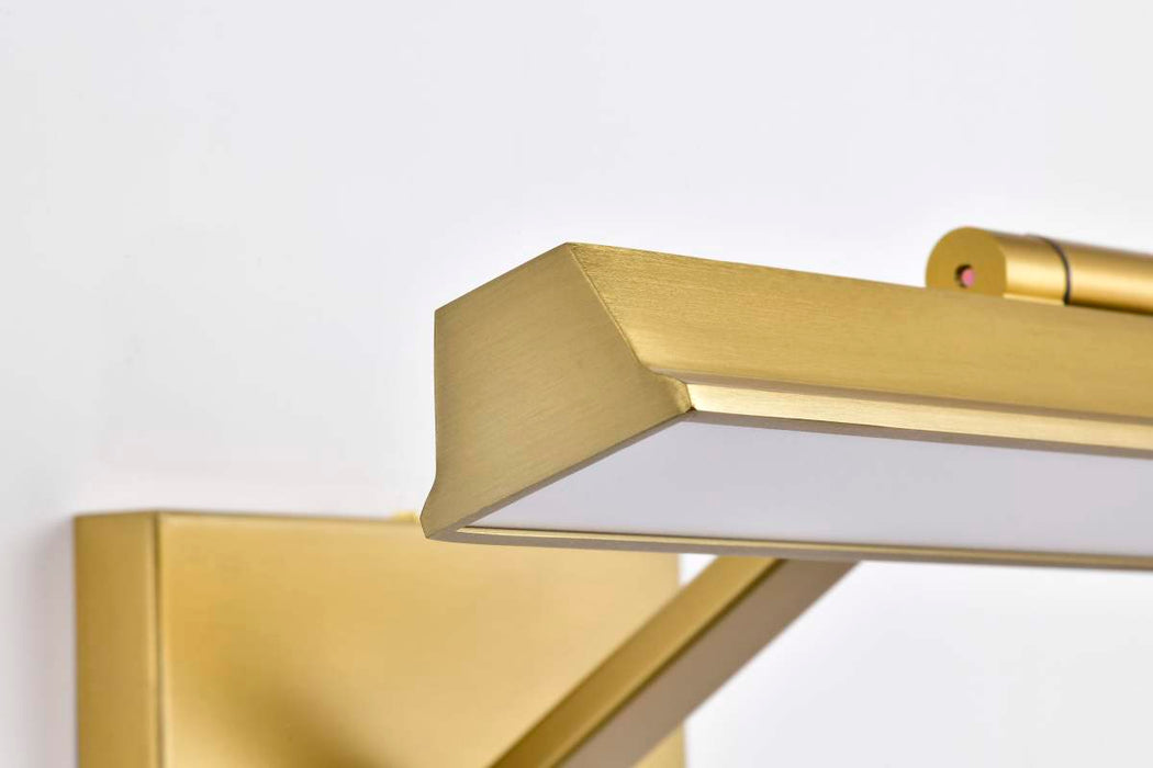 Vanity Nuvo 62-2327 Hazel - 2 Foot LED Picture Light - 3 CCT Selectable - Vintage Brass Finish - Acrylic Lens Nuvo
