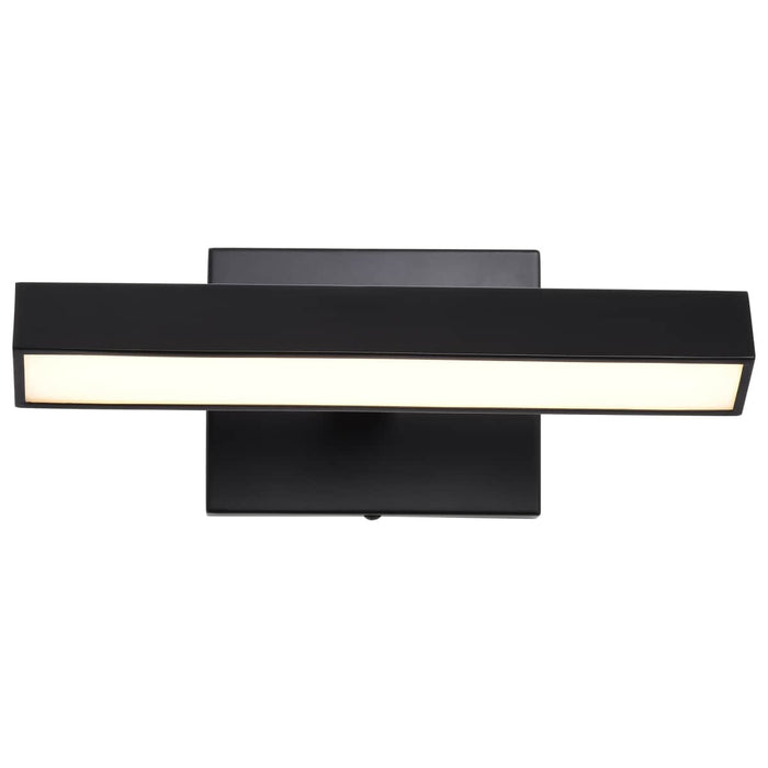 Vanity Nuvo 62-2335 Mila - 1 Foot LED Picture Light - 3 CCT Selectable - Black Finish - Acrylic Lens Nuvo