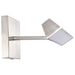 Vanity Nuvo 62-2336 Mila - 1 Foot LED Picture Light - 3 CCT Selectable - Brushed Nickel Finish - Acrylic Lens Nuvo