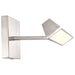 Vanity Nuvo 62-2336 Mila - 1 Foot LED Picture Light - 3 CCT Selectable - Brushed Nickel Finish - Acrylic Lens Nuvo