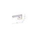 Vanity Nuvo 62-2336 Mila - 1 Foot LED Picture Light - 3 CCT Selectable - Brushed Nickel Finish - Acrylic Lens Nuvo