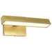 Vanity Nuvo 62-2337 Mila - 1 Foot LED Picture Light - 3 CCT Selectable - Vintage Brass Finish - Acrylic Lens Nuvo
