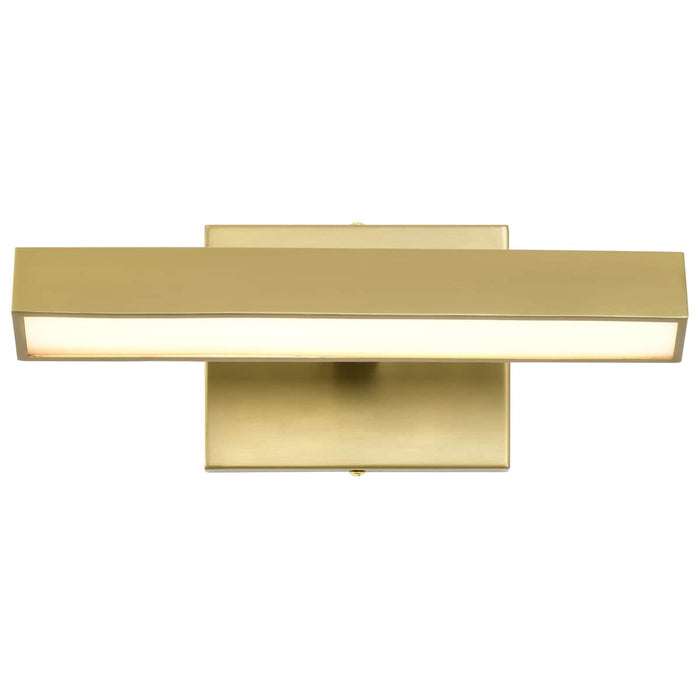 Vanity Nuvo 62-2337 Mila - 1 Foot LED Picture Light - 3 CCT Selectable - Vintage Brass Finish - Acrylic Lens Nuvo