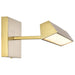 Vanity Nuvo 62-2337 Mila - 1 Foot LED Picture Light - 3 CCT Selectable - Vintage Brass Finish - Acrylic Lens Nuvo