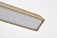Vanity Nuvo 62-2337 Mila - 1 Foot LED Picture Light - 3 CCT Selectable - Vintage Brass Finish - Acrylic Lens Nuvo