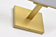 Vanity Nuvo 62-2337 Mila - 1 Foot LED Picture Light - 3 CCT Selectable - Vintage Brass Finish - Acrylic Lens Nuvo