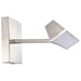 Vanity Nuvo 62-2341 Mila - 2 Foot LED Picture Light - 3 CCT Selectable - Brushed Nickel Finish - Acrylic Lens Nuvo