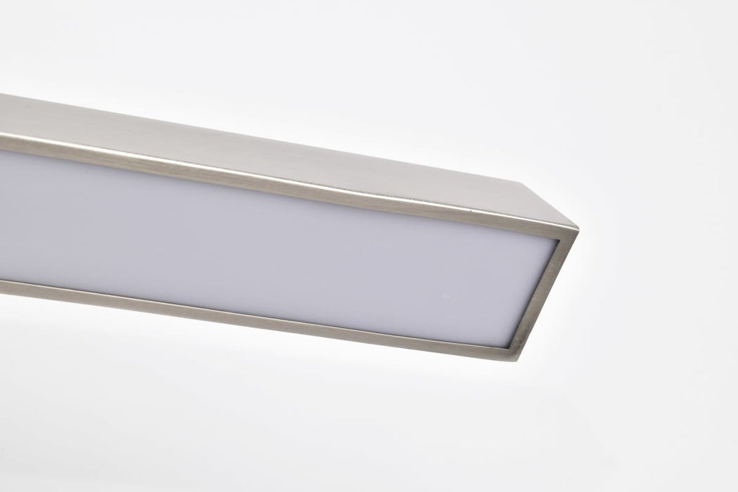 Vanity Nuvo 62-2341 Mila - 2 Foot LED Picture Light - 3 CCT Selectable - Brushed Nickel Finish - Acrylic Lens Nuvo