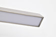 Vanity Nuvo 62-2341 Mila - 2 Foot LED Picture Light - 3 CCT Selectable - Brushed Nickel Finish - Acrylic Lens Nuvo