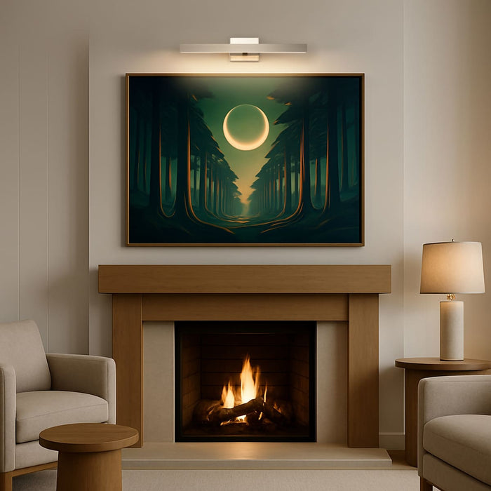 Vanity Nuvo 62-2341 Mila - 2 Foot LED Picture Light - 3 CCT Selectable - Brushed Nickel Finish - Acrylic Lens Nuvo