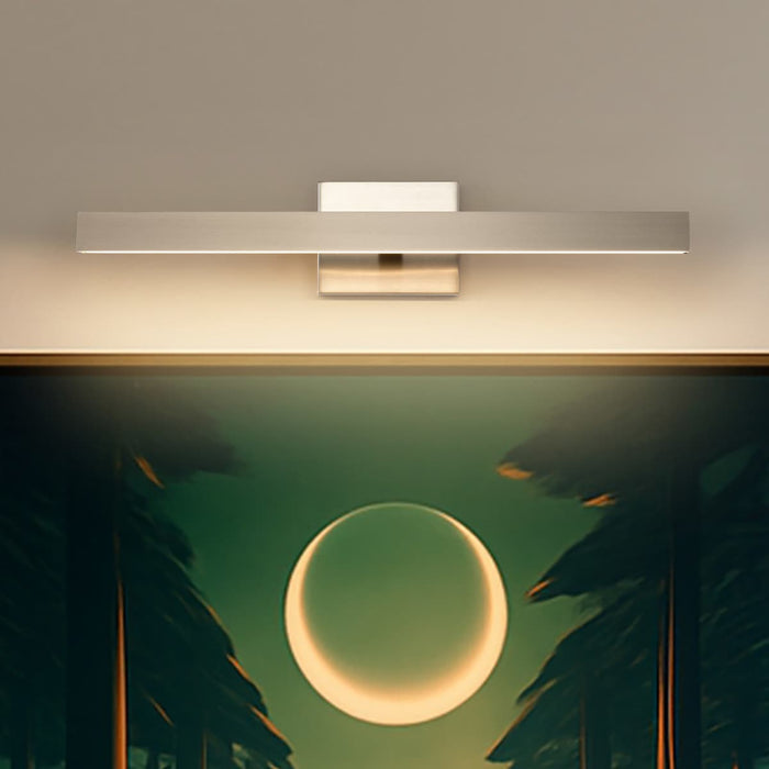 Vanity Nuvo 62-2341 Mila - 2 Foot LED Picture Light - 3 CCT Selectable - Brushed Nickel Finish - Acrylic Lens Nuvo