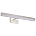 Vanity Nuvo 62-2341 Mila - 2 Foot LED Picture Light - 3 CCT Selectable - Brushed Nickel Finish - Acrylic Lens Nuvo