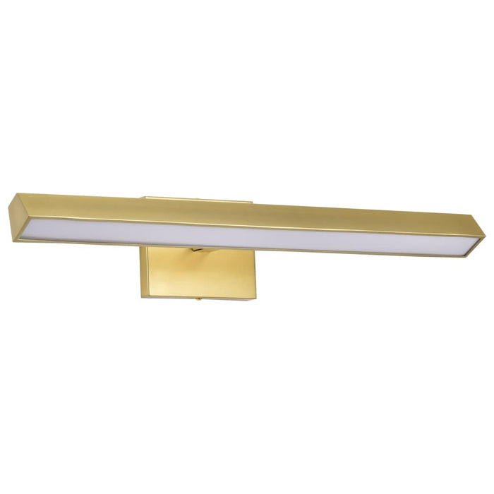 Vanity Nuvo 62-2342 Mila - 2 Foot LED Picture Light - 3 CCT Selectable - Vintage Brass Finish - Acrylic Lens Nuvo