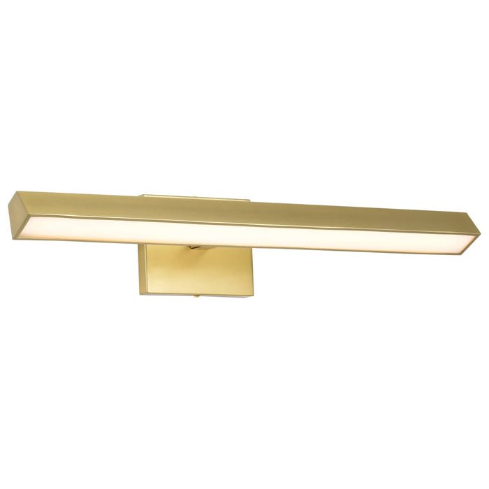 Vanity Nuvo 62-2342 Mila - 2 Foot LED Picture Light - 3 CCT Selectable - Vintage Brass Finish - Acrylic Lens Nuvo