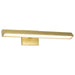 Vanity Nuvo 62-2342 Mila - 2 Foot LED Picture Light - 3 CCT Selectable - Vintage Brass Finish - Acrylic Lens Nuvo