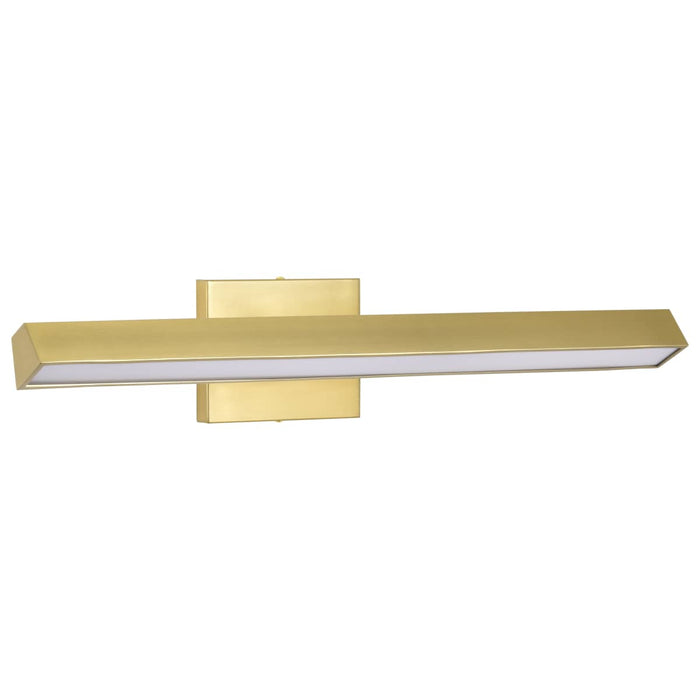 Vanity Nuvo 62-2342 Mila - 2 Foot LED Picture Light - 3 CCT Selectable - Vintage Brass Finish - Acrylic Lens Nuvo