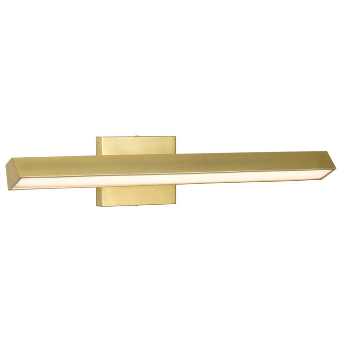 Vanity Nuvo 62-2342 Mila - 2 Foot LED Picture Light - 3 CCT Selectable - Vintage Brass Finish - Acrylic Lens Nuvo