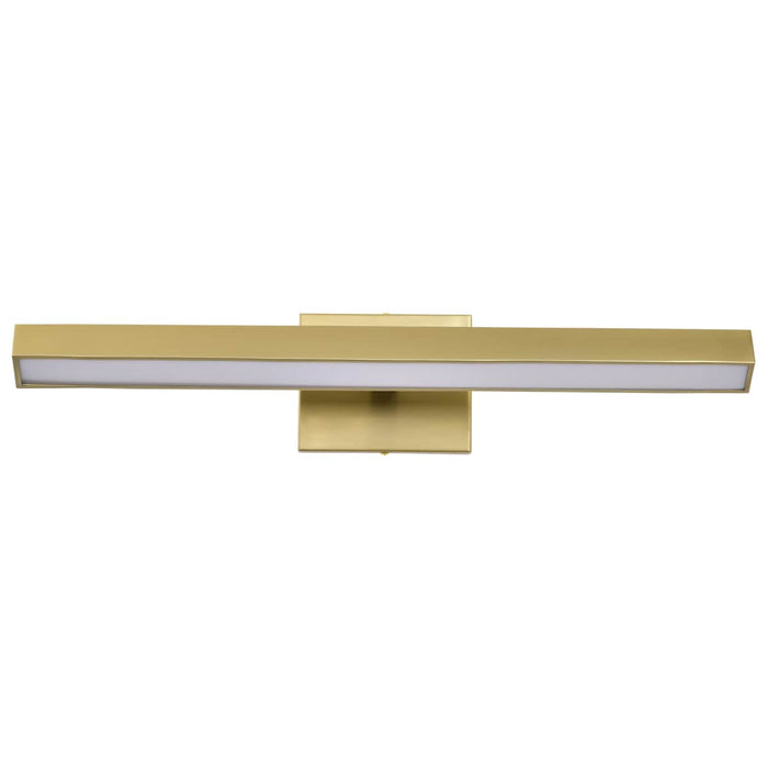 Vanity Nuvo 62-2342 Mila - 2 Foot LED Picture Light - 3 CCT Selectable - Vintage Brass Finish - Acrylic Lens Nuvo