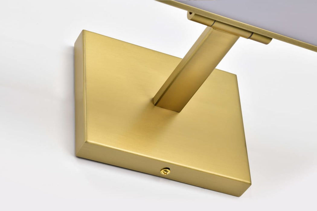 Vanity Nuvo 62-2342 Mila - 2 Foot LED Picture Light - 3 CCT Selectable - Vintage Brass Finish - Acrylic Lens Nuvo