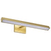 Vanity Nuvo 62-2342 Mila - 2 Foot LED Picture Light - 3 CCT Selectable - Vintage Brass Finish - Acrylic Lens Nuvo
