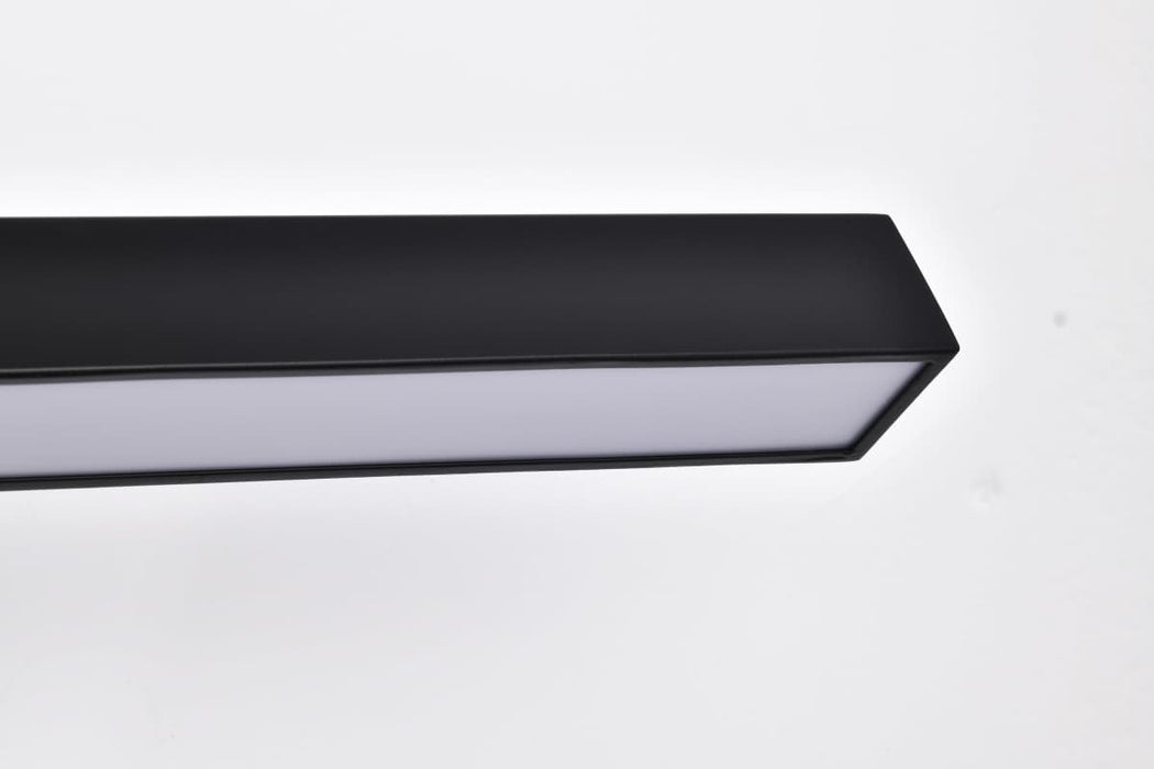 Vanity Nuvo 62-2345 Mila - 3 Foot LED Picture Light - 3 CCT Selectable - Black Finish - Acrylic Lens Nuvo