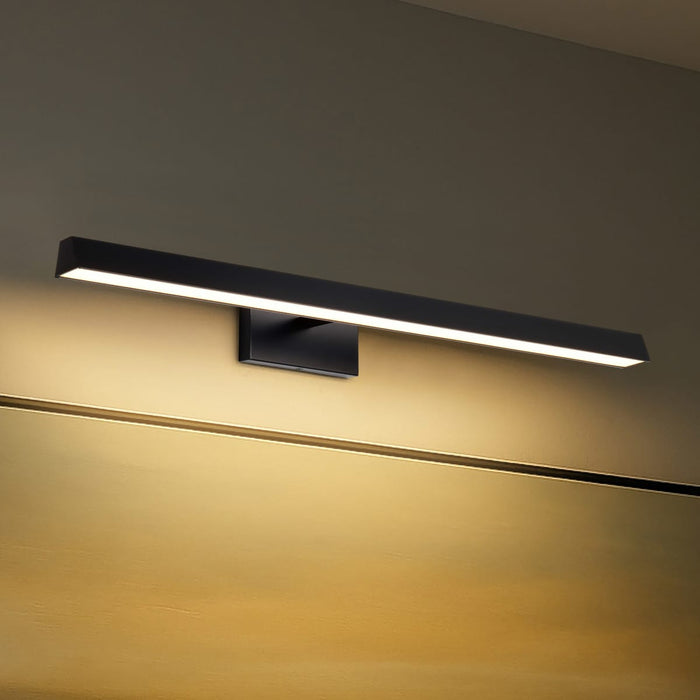 Vanity Nuvo 62-2345 Mila - 3 Foot LED Picture Light - 3 CCT Selectable - Black Finish - Acrylic Lens Nuvo