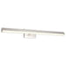 Vanity Nuvo 62-2346 Mila - 3 Foot LED Picture Light - 3 CCT Selectable - Brushed Nickel Finish - Acrylic Lens Nuvo