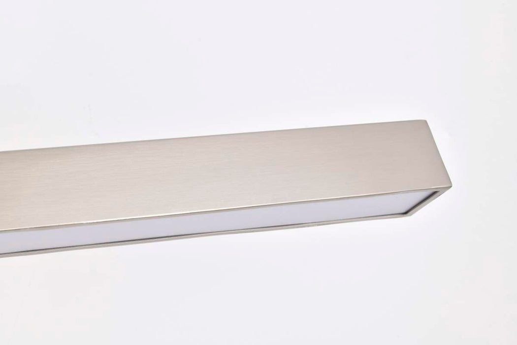 Vanity Nuvo 62-2346 Mila - 3 Foot LED Picture Light - 3 CCT Selectable - Brushed Nickel Finish - Acrylic Lens Nuvo