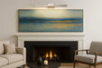 Vanity Nuvo 62-2346 Mila - 3 Foot LED Picture Light - 3 CCT Selectable - Brushed Nickel Finish - Acrylic Lens Nuvo