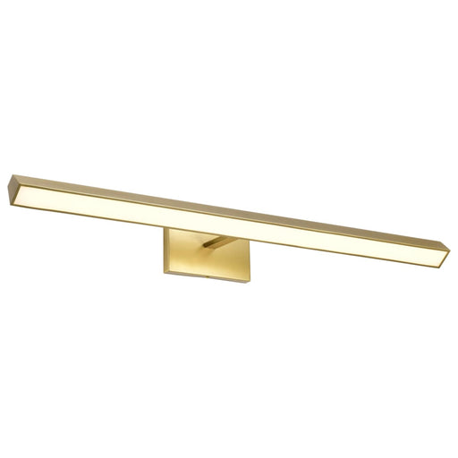 Vanity Nuvo 62-2347 Mila - 3 Foot LED Picture Light - 3 CCT Selectable - Vintage Brass Finish - Acrylic Lens Nuvo