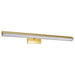 Vanity Nuvo 62-2347 Mila - 3 Foot LED Picture Light - 3 CCT Selectable - Vintage Brass Finish - Acrylic Lens Nuvo