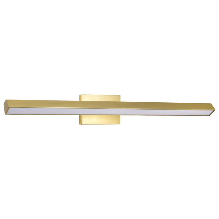 Vanity Nuvo 62-2347 Mila - 3 Foot LED Picture Light - 3 CCT Selectable - Vintage Brass Finish - Acrylic Lens Nuvo