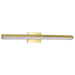 Vanity Nuvo 62-2347 Mila - 3 Foot LED Picture Light - 3 CCT Selectable - Vintage Brass Finish - Acrylic Lens Nuvo