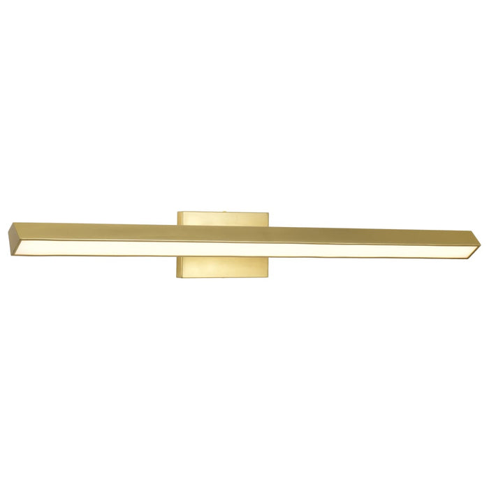 Vanity Nuvo 62-2347 Mila - 3 Foot LED Picture Light - 3 CCT Selectable - Vintage Brass Finish - Acrylic Lens Nuvo