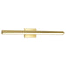 Vanity Nuvo 62-2347 Mila - 3 Foot LED Picture Light - 3 CCT Selectable - Vintage Brass Finish - Acrylic Lens Nuvo