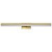 Vanity Nuvo 62-2347 Mila - 3 Foot LED Picture Light - 3 CCT Selectable - Vintage Brass Finish - Acrylic Lens Nuvo